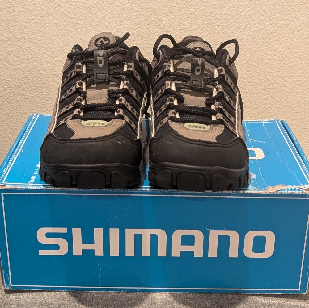 NIB! SHIMANO SH-MT31 MOUNTAIN BIKE SHOES (Black/Brown, Size 36